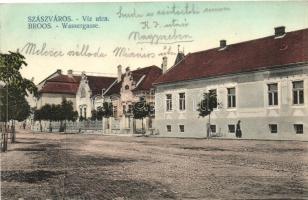 Szászváros, Broos; Víz utca, Wassergasse / street