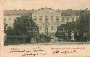 Székelyudvarhely, Reáliskola; Dragomán cég kiadása / school