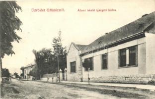 Gálszécs, Állami iskolai igazgató lakása; kiadja Birnbaum Lázár / the home of headmaster