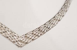 Ezüst  nyakék, Ag., nettó:29,2gr., jelzett, 46cm/ Silver necklace, Ag, net. 29,2gr, marked, 46cm