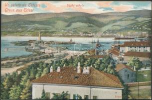 Trieste, Vista totale / general view, port