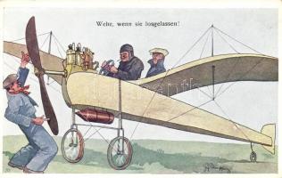 Wehe, wenn sie losgelassen! / Aircraft, pilots, B.K.W.I. 395-2. s: Schönpflug