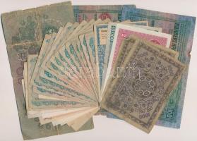 Ausztria ~1910-1940. 40db-os vegyes bankjegy néhány szükségpénzzel, 1912. 100K felülbélyegzéssel T:v...