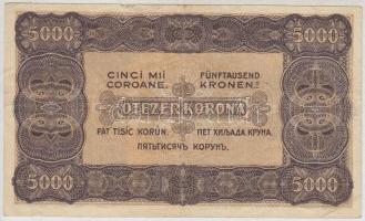 1923. 5000K "Magyar Pénzjegynyomda Rt." T:III kis szakadás
Adamo K39