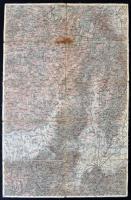 cca 1890 Erdélyi (Besztercze, Gyergyó, Kézdi-Vásárhely stb.)  térkép tétel, nagyrészt egymással csat...