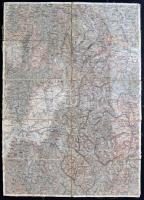 cca 1890 Erdélyi (Besztercze, Gyergyó, Kézdi-Vásárhely stb.)  térkép tétel, nagyrészt egymással csat...