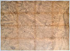 cca 1900 Erdélyi  térkép tétel (Rév, Gyalu, Kolozsvár Feketekörös, stb.), nagyrészt egymással csatla...