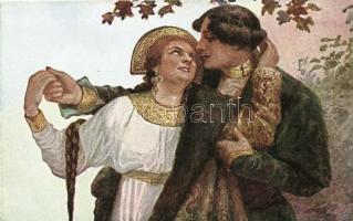 Yours forever / Russian art postcard, T.S.N. R.M. No. 74. s: S. Solomko