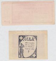 Székesfehérvár 1920. 1K "Világítási és Vízmű Részvénytársaság" utalvány + Osztrák-Magyar B...