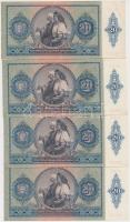1941. 20P (4x) sorszámkövetők T:I,I-,III