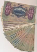 93db vegyes pengő bankjegy T:III,III-