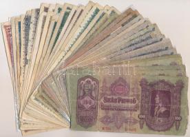 93db vegyes pengő bankjegy T:III,III-