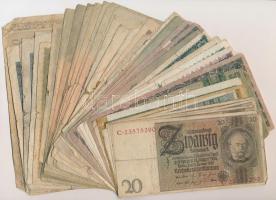 103db-os vegyes magyar és külföldi bankjegy tétel T:vegyes (sok rossz minőségű)