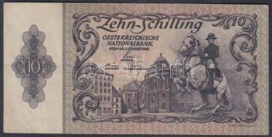 Ausztria 1950. 10Sch T:III Austria 1950. 10 Schilling C:F