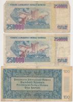 8db-os vegyes külföldi bankjegy tétel, közte Német 3. Birodalom/Cseh-Morva Protektorátus/Német megsz...