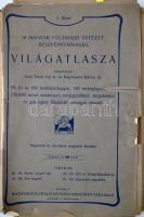 cca 1910 Világatlasz, Szerk.: gróf Teleki Pál, Kogutowicz Károly dr. , 41db térképpel, több lap hián...