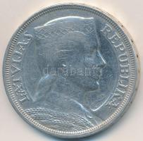 Lettország 1931. 5L Ag T:2,2- Latvia 1931. 5 Lati Ag C:XF,VF