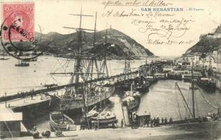 San Sebastian, El Puerto / port, ships (EK)