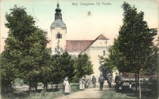 Torda, Turda; Újtordai Református templom, kiadja Füssy József / Calvinist church