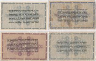 10db vegyes adópengő bankjegy T:III,III-