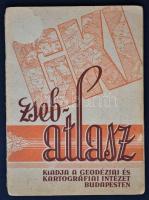 [1954] Zsebatlasz, Bp., Geodéziai és Kartográfiai Intézet, 32 p.