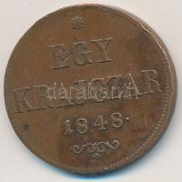 1848. 1kr Cu T:2 ph.