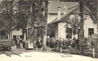 Menyháza, Moneasa; vasútállomás / railway station