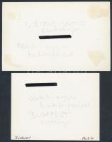 3 db fénykép osztrák-magyar hadihajókról (SMS Viribus unitis, stb.), modern nagyítások, hátuljukon f...