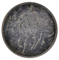 1896KB 1K Ag "Millennium" mandzsettagombbá alakítva T:2- kis patina Adamo K5.2