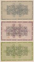1946. 50.000AP + 100.000AP "5600"-as rendeletszámmal + 500.000AP sorsozat- és sorszámmal T...