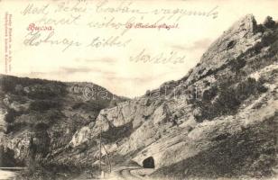 Királyhágó, Bucsa, Bucea; Bucsai-alagút, kiadja Dunky Fivérek fényképészek / railway tunnel