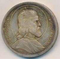 1938. 5P Ag "Szent István" T:2 kis ph.