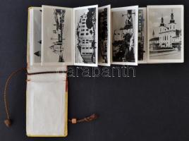 cca 1940 Marosvásárhely leporelló, 4x6cm
