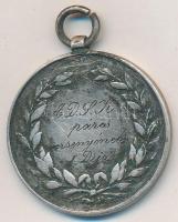 ~1920-1930. "Ép testben ép lélek / A.D.I.K. páros versenyének I. Díja" jelzett Ag díjérem ...