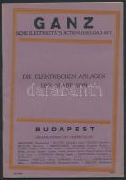 1927 Ganz-sche Electricitäs Actiengesellschaft, Die elektrischen Anlagen der Stadt Rom, 39p