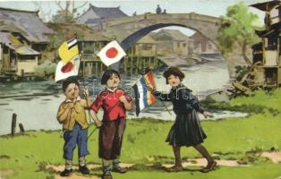 Chinese-Japanese propaganda, flags (b)