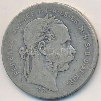 1879KB 1Ft Ag "Ferenc József / Középcímer" T:3