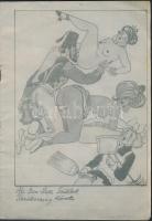 1943 Diplomaták neglizsében. Egy genfi szobalány elbeszélései után összeállította és illusztrálta eg...