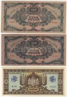 1945-46. 16db klf infla bankjegy T:I- (2x), T:II+ csak egyszer hajtott (11X), T:II (3x)