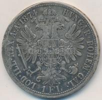 Ausztria 1874. 1Fl Ag "Ferenc József" T:2-,3 ph.
Austria 1874. 1 Florin Ag "Franz Jo...