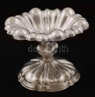 1854 Antik ezüst (Ag.) fűszertartó, jelzett, 8,5×8×6,5 cm, nettó 55 g