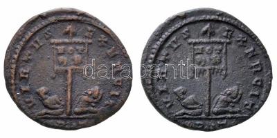 Római Birodalom / Ticinum / I. Constantinus 319-320. Follis Cu (2x) (3,29/2,82g) T:2,2-
Roman Empir...