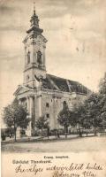 Tiszolc, Tisovec; Evangélikus templom, kiadja Morvay Sámuel / church (EK)