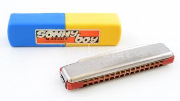 Hohner  Sonny boy harmonika, eredeti dobozában, h:13,5 cm