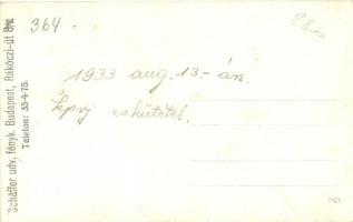 1933 Budapest II. Gyalogsági Kadétiskola, karpaszományos "k.p.v.j." katonák eskütétele, ág...