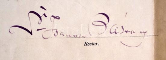 1922 a Pázmány Péter Tudományegyetem jogi doktori diplomája, Notter Antal (1871-1948) jogász, a jogi...