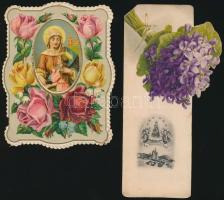 cca 1900-45 Vegyes szentkép tétel, különböző méretben és minőségben, 9 db, cca 12x7cm