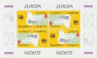 Europa CEPT: The letter stamp booklet Europa CEPT: A levél bélyegfüzet