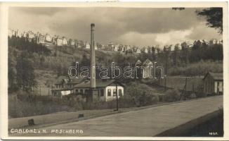 Jablonec nad Nisou, Gablonz an der Neisse; Poschberg / factory