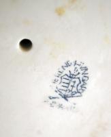 Herendi Mozart mellszobor, fehér mázas, jelzett, hibátlan, m:20 cm